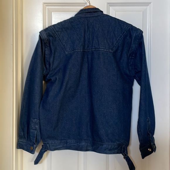 Sz 46 Jeep Fashion jean jacket with zippered removable sleeves - Picture 6 of 12
